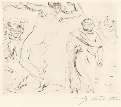 The Banquet of Trimalchio – pl.XI von Lovis Corinth