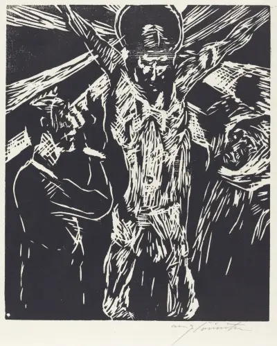 The Crucifixion (Christus am Kreuz) von Lovis Corinth