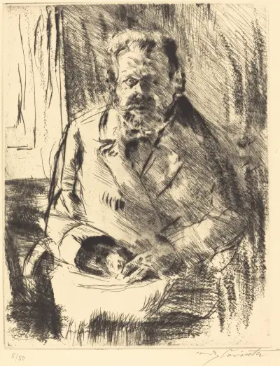The Poet (Der Dichter) von Lovis Corinth