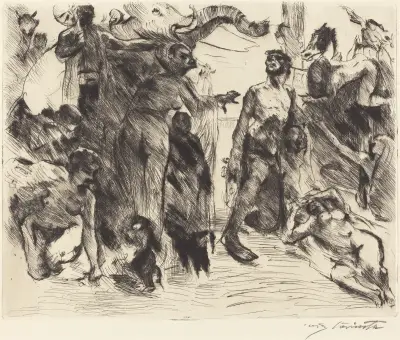 The Temptation of Saint Anthony (Die Versuchung des heiligen Antonius) von Lovis Corinth