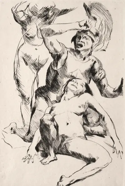 Theseus and Ariadne von Lovis Corinth