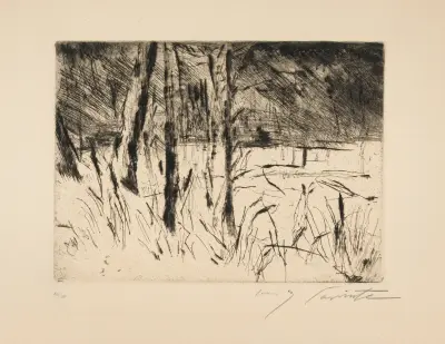 Tiergarten im Januar von Lovis Corinth