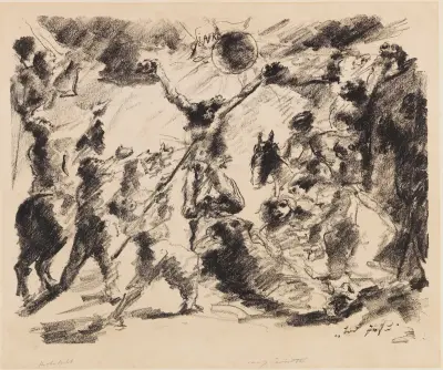 Tod Jesu von Lovis Corinth
