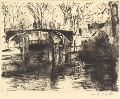 View of the Tiergarten (Aus dem Tiergarten) von Lovis Corinth