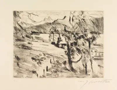Walchensee, 1923 – Nr. 1 von Lovis Corinth