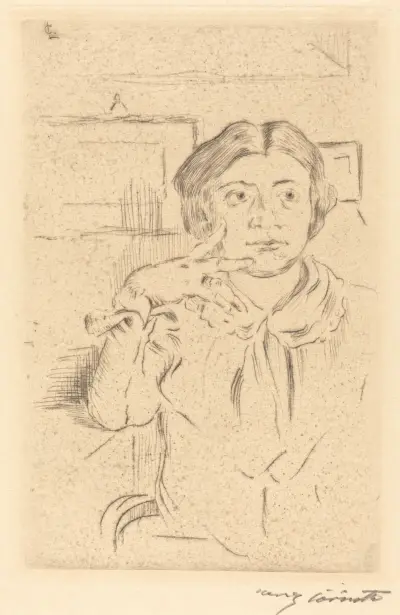 Konstnärens hustru av Lovis Corinth