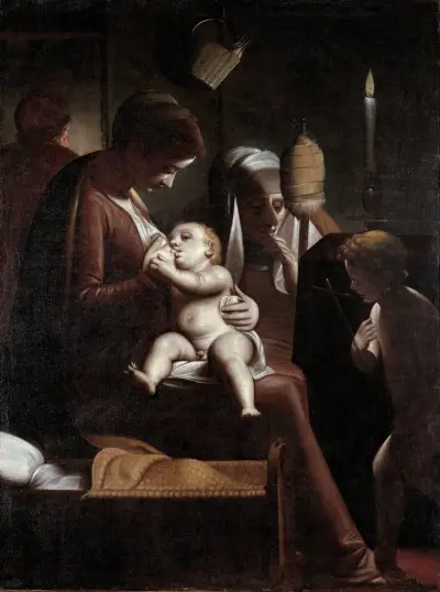 Madonna of the Candle av Luca Cambiaso