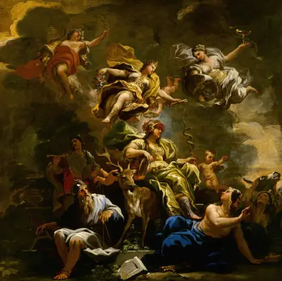 Allegori över klokheten av Luca Giordano