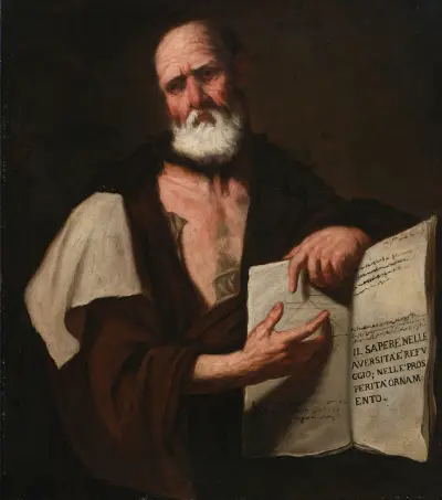 Aristotle av Luca Giordano
