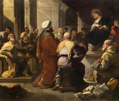 Christ among the Doctors – nr 1 av Luca Giordano