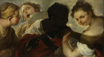 Čtyři ženy muzicírují, Luca Giordano