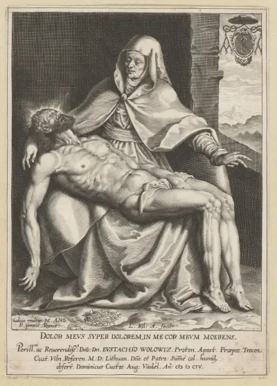 Beweinung Christi (Pietà) von Lucas Kilian