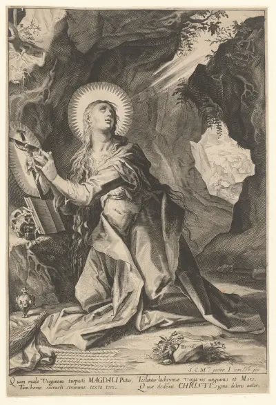 Büßende Maria Magdalena von Lucas Kilian