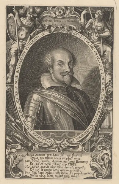 Porträt von Ernst von Holstein-Schaumburg von Lucas Kilian