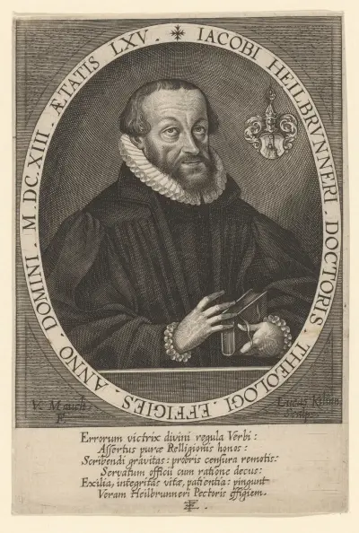 Bildnis des Jacob Heilbrunner im Alter von 65 Jahren von Lucas Kilian