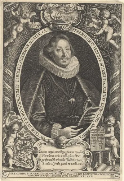 Porträt von Leopold V., Erzherzog von Österreich von Lucas Kilian