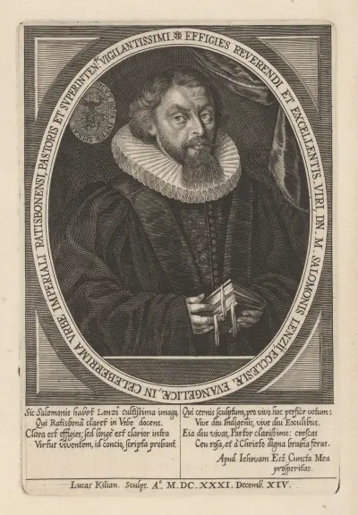 Porträt des Salomon Lenz von Lucas Kilian