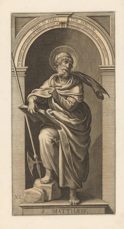 Der heilige Matthäus, 1623 von Lucas Kilian