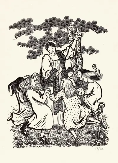 Rondedans av Lucien Pissarro