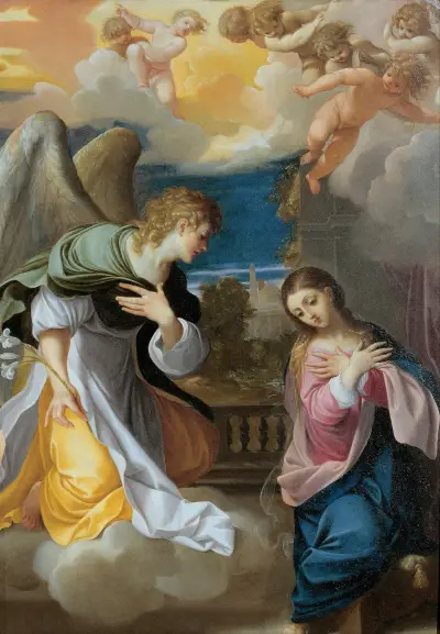 Annunciation, 1603 av Ludovico Carracci