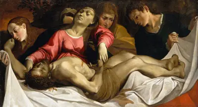The Lamentation av Ludovico Carracci