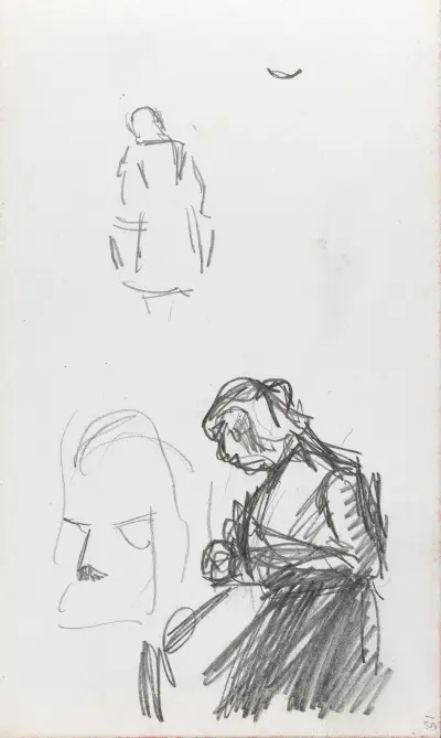Figurstudien von Ludvig Karsten