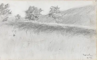 Landschaft, Telemark von Ludvig Karsten