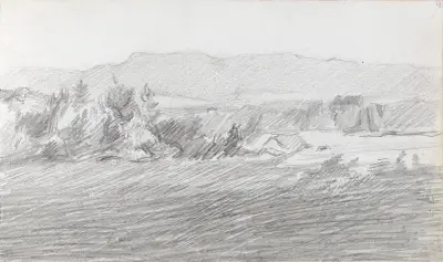 Richtung Juvrestolen, Telemark von Ludvig Karsten