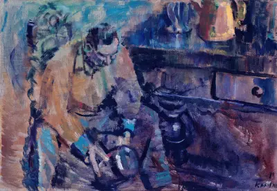 The Man with the silver Chalice av Ludvig Karsten