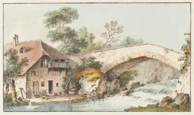 Vid Orbe av Johann Ludwig Aberli