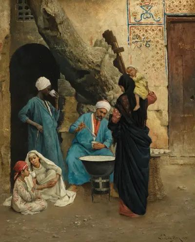 A Refreshing Drink av Ludwig Deutsch