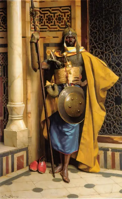 Le Garde Maure av Ludwig Deutsch