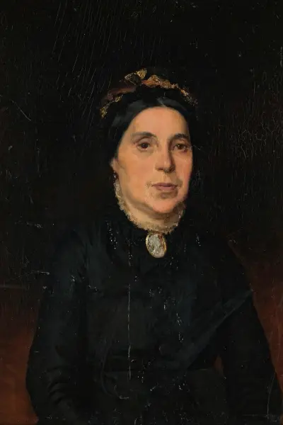 Portrait of Ignaz Deutsch’s Wife av Ludwig Deutsch