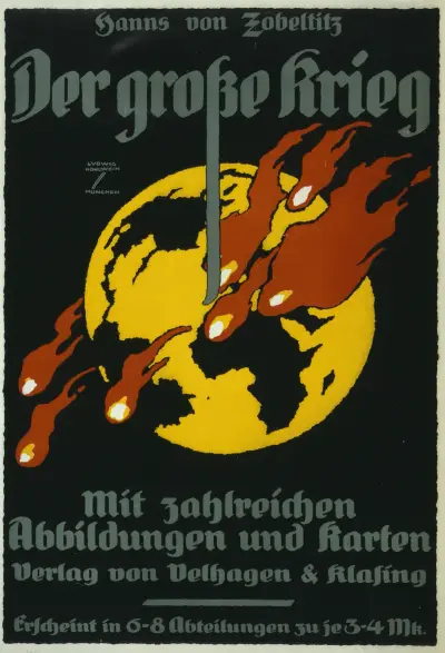 Der grosse Krieg, [von] Hanns von Zobeltitz, mit zahlreichen Abbildungen und Karten … av Ludwig Hohlwein