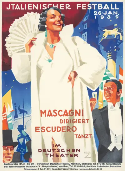 Italienischer Festball von Ludwig Hohlwein