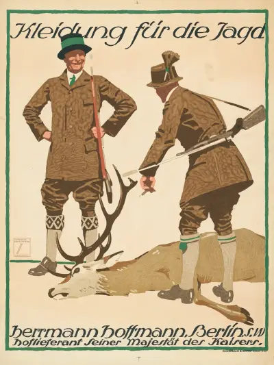 Kleidung für die Jagd. Herrmann Hoffmann Berlin av Ludwig Hohlwein