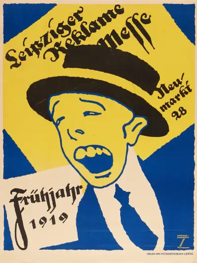Leipziger Reklame Messe – Frühjahr 1919 av Ludwig Hohlwein