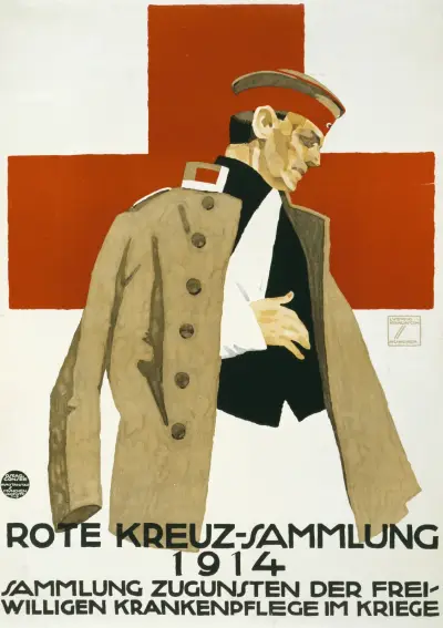 Rote Kreuz-Sammlung 1914. Sammlung zugunsten der Freiwilligen Krankenpflege im Kriege av Ludwig Hohlwein