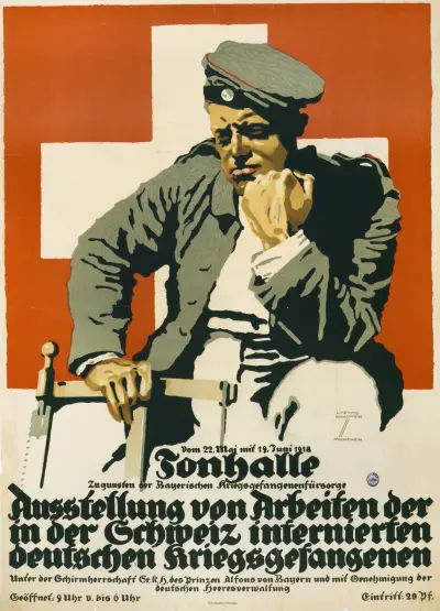Tonhalle … Ausstellung von Arbeiten der in der Schweiz internierten deutschen Kriegsgefangenen av Ludwig Hohlwein