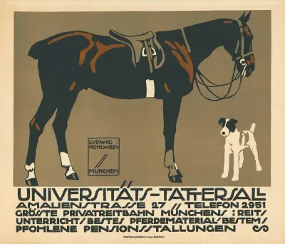 Universitäts-Tattersall av Ludwig Hohlwein