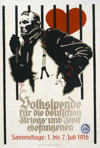 Volkspende für die deutschen Kriegs-und Zivil-Gefangenen von Ludwig Hohlwein