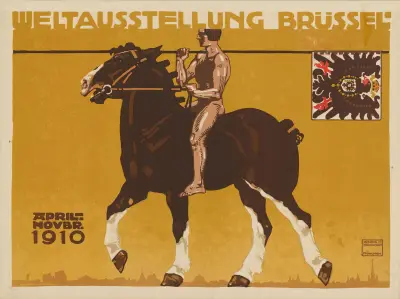 Weltausstellung Brüssel 1910 av Ludwig Hohlwein