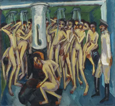 Artillerymen av Ernst Ludwig Kirchner