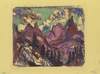 Berge av Ernst Ludwig Kirchner