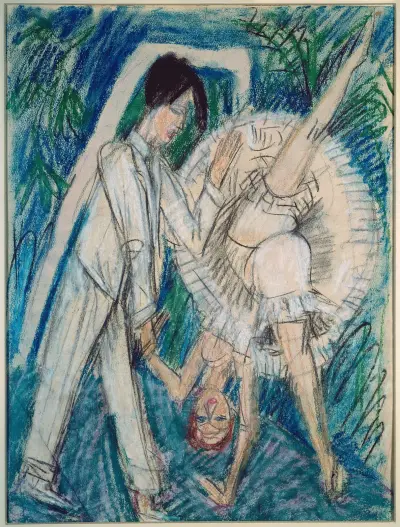Dancing Couple av Ernst Ludwig Kirchner