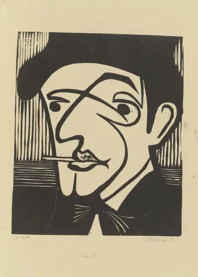 Maler M. av Ernst Ludwig Kirchner