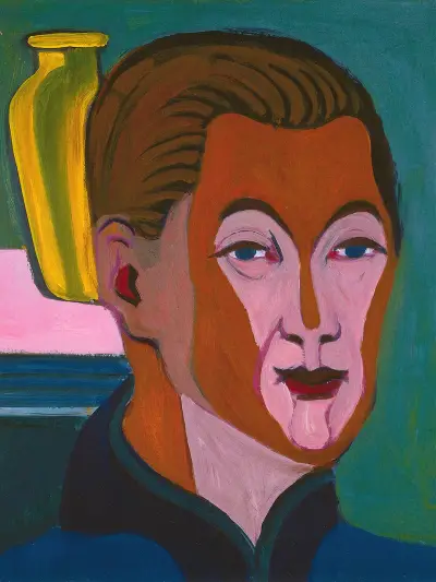 Self Portrait, 1925 av Ernst Ludwig Kirchner