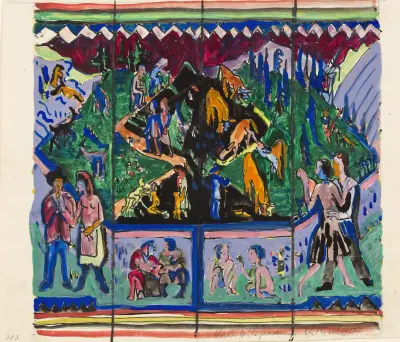 The Life (Hagemann Design) av Ernst Ludwig Kirchner
