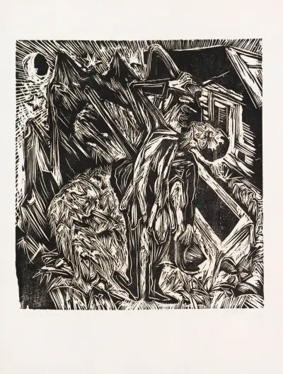 Trinkender Jäger av Ernst Ludwig Kirchner