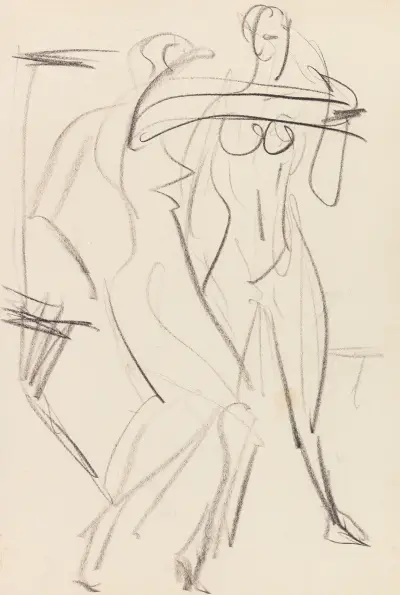 Dva ženské akty, 1930, Ernst Ludwig Kirchner